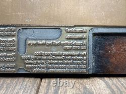 VINTAGE COKE PRINTING PLATE PRESS VENDING MACHINE Coca Cola Vending Machine Logo