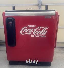 VINTAGE Coca-Cola IDEAL 55 SLIDER COOLER MACHINE Nice Shape