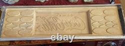VINTAGE Drink Coca Cola Vending Machine Panel Sign Display