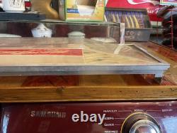 VINTAGE Drink Coca Cola Vending Machine Panel Sign Display
