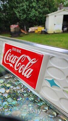 VINTAGE Drink Coca Cola Vending Machine Panel Sign Display. See Pics