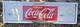 VINTAGE Drink Coca Cola Vending Machine Panel Sign Display Starburst