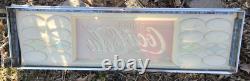 VINTAGE Drink Coca Cola Vending Machine Panel Sign Display Starburst
