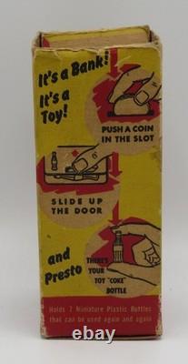 VTG 1950's Coca-Cola Vending Machine Bank, Original Box