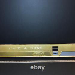 VTG 1960's HAVE A COKE Coca-Cola Machine 34 Gold Coin Slot Face Vending Part