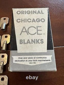 VTG Chicago Lock Co Vending Machine Round Tubular Barrel 11 Key 137CLC BOX OF 36