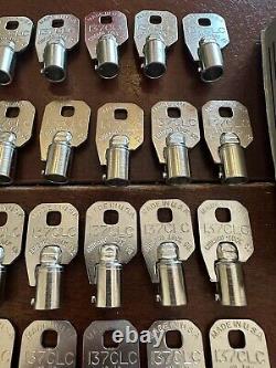 VTG Chicago Lock Co Vending Machine Round Tubular Barrel 11 Key 137CLC BOX OF 36