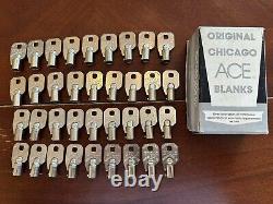 VTG Chicago Lock Co Vending Machine Round Tubular Barrel 11 Key 137CLC BOX OF 36