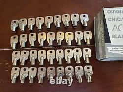 VTG Chicago Lock Co Vending Machine Round Tubular Barrel 11 Key 137CLC BOX OF 36