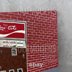 VTG Original Painting Mid Century Modern Coca-Cola Machine Vending Machine Retro