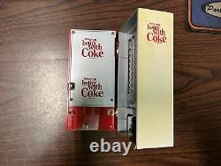 VTG Rare 1996 Coca Cola Mini Vending Machine Rare Tested Working