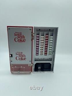 VTG Rare 1996 Coca Cola Mini Vending Machine Rare Tested Working Sings & Lights