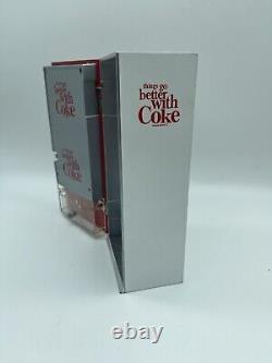 VTG Rare 1996 Coca Cola Mini Vending Machine Rare Tested Working Sings & Lights