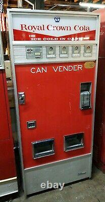 VVintage. $40 Royal Crown Cola RC Vending Machine Used Needs Reconditioning