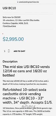 Vending Machine Biz/route Profitable On Location Making Money Boise ID