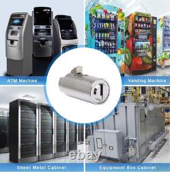 Vending Machine Lock Brass Lock with High Security Dimple Key for Soda, Snack
