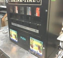 Vending Shop Cold Drinks Time / Refrigerated / 115V 5 Flavors / 40 Cans