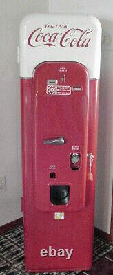 Vendo 1955 Original Paint Coke Vending Machine With Wheels Vmc-44 Pick Up Only