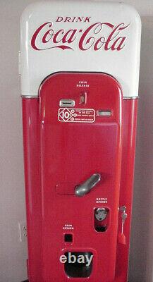 Vendo 1955 Original Paint Coke Vending Machine With Wheels Vmc-44 Pick Up Only