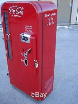 Vendo 1955 Vendo 81A Multi Vend Coke Machine Professionally Restored