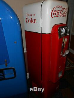 Vendo 44 Coca Cola Soda Coke Machine Older Restoration Works Great