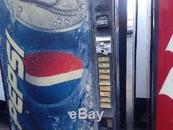 Vendo 475-9 Soda Vending Machine WithBill & Coin Accept Not Pretty But Runs Great