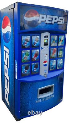 Vendo 721 HVV Pepsi Beverage Soda Vending Machine MDB with Nayax VPOS Touch CC