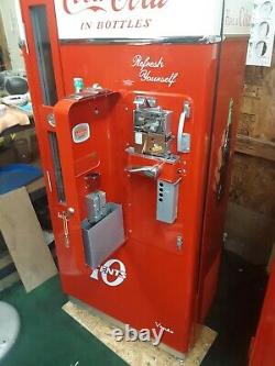 Vendo 81 B 1956 Coca Cola Coke Machine Restored BEST IN THE USA Red Face Stack