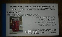 Vendo 81 D #2 1958 Coca Cola Coke Machine Pro Restoration BEST IN USA! CORVETTE