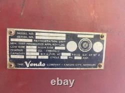 Vendo 81D Coca Cola 1950s vending machine Complete Runs Cools Rust Free AZ