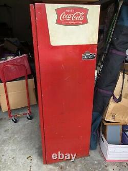 Vendo 92 Coca-Cola Vending Machine 1960's-1970's WORKING Cooling Coke Vintage