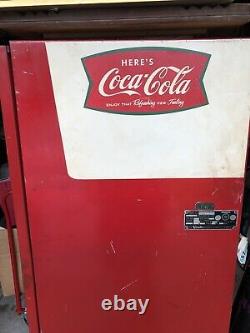 Vendo 92 Coca-Cola Vending Machine 1960's-1970's WORKING Cooling Coke Vintage