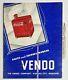 Vendo Model 123 & 139 / 159 Coca Cola Soda Vintage 1941 Parts & Service Manual