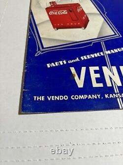 Vendo Model 123 & 139 / 159 Coca Cola Soda Vintage 1941 Parts & Service Manual