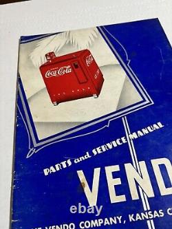 Vendo Model 123 & 139 / 159 Coca Cola Soda Vintage 1941 Parts & Service Manual