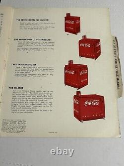 Vendo Model 123 & 139 / 159 Coca Cola Soda Vintage 1941 Parts & Service Manual