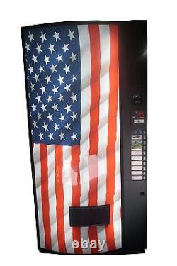 Vendo Refurbished Multi Price Soda Vending Machine Flag Graphic FREE SHIPPING