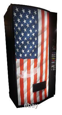 Vendo Refurbished Multi Price Soda Vending Machine Flag Graphic FREE SHIPPING