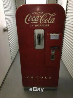 Vendo V-39 Coca-Cola Vending Machine, original & complete condition with manual