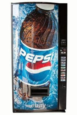 Vendo V-Max Refurbished Soda Vending Machine Pepsi Graphic FREE SHIPPING