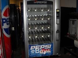 Vendo Vue 40 Glass Front Soda Vending Machine Pepsi/Coke Refurbished