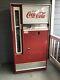 Vendo coke machine vintage vending red and white