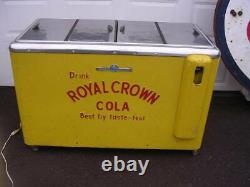 Vintage 1940's-1950's Royal Crown Cola & Nehi Chest Cooler in Nice Condition