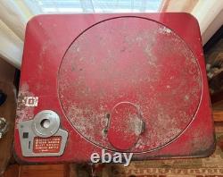 Vintage 1950's Vendo Model A23E Coca Cola coin operated Vending Machine, Spin Top