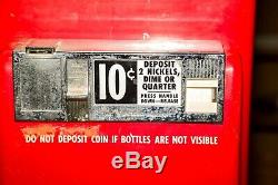 Vintage 1950's era Vendo Coca-Cola Coke Glass Bottle Vending Machine