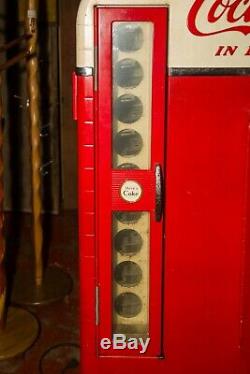 Vintage 1950's era Vendo Coca-Cola Coke Glass Bottle Vending Machine