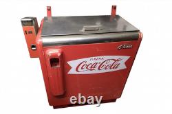 Vintage 1950s Coca-Cola Bottle Vending Glasco GBV-50 Working Pick up or Shipping