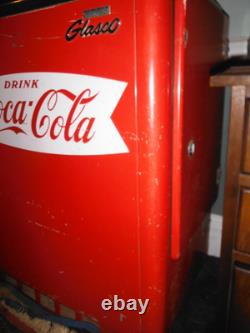 Vintage 1950s Coca-Cola Bottle Vending Glasco GBV-50 Working Pick up or Shipping