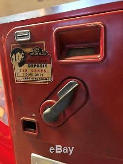 Vintage 1950s Double Chute Coca-Cola Machine WORKS