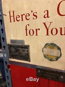 Vintage 1950s Double Chute Coca-Cola Machine WORKS